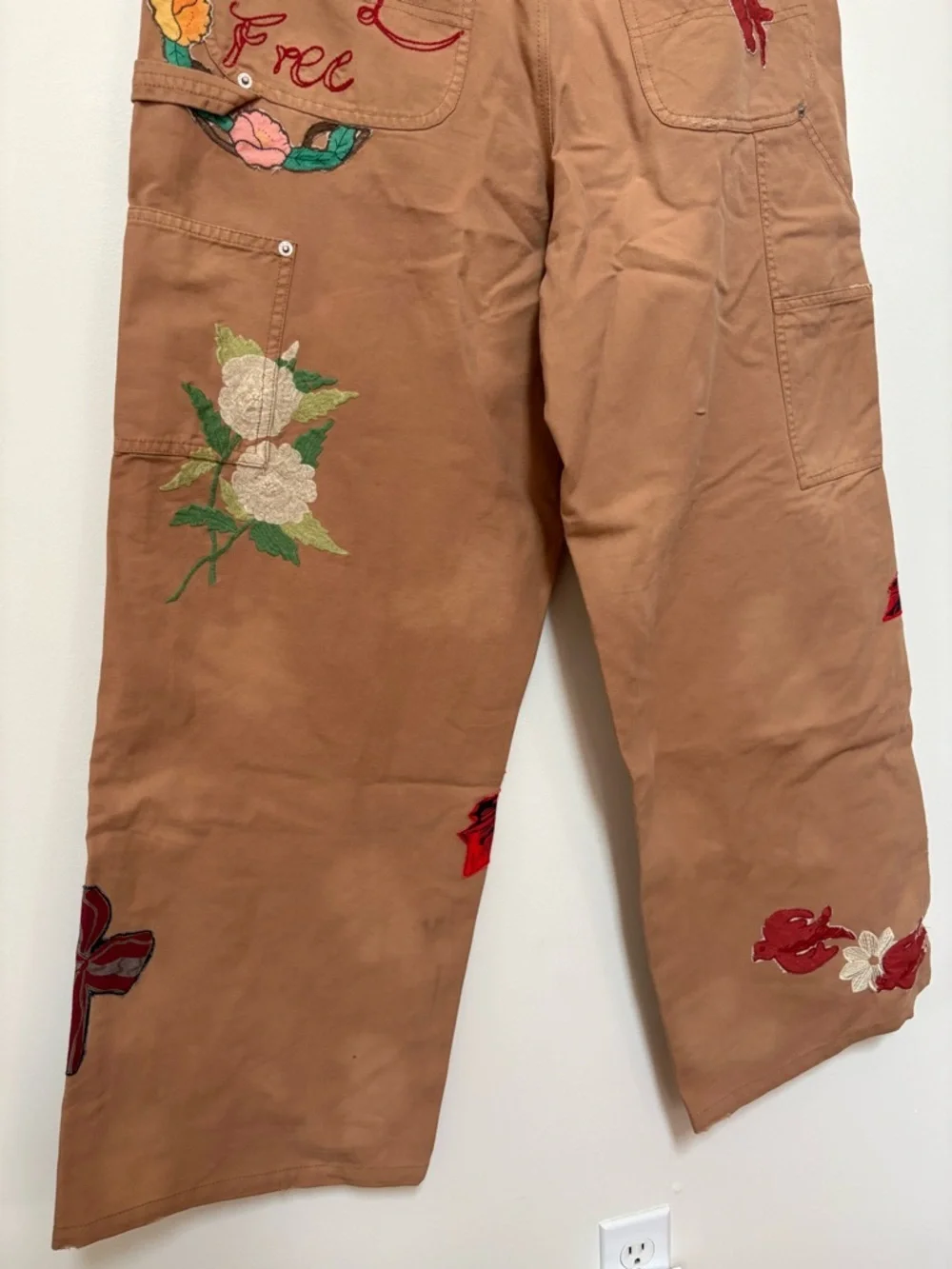 NWOT Free People We The Free Bright Time Craft Pants Size 12